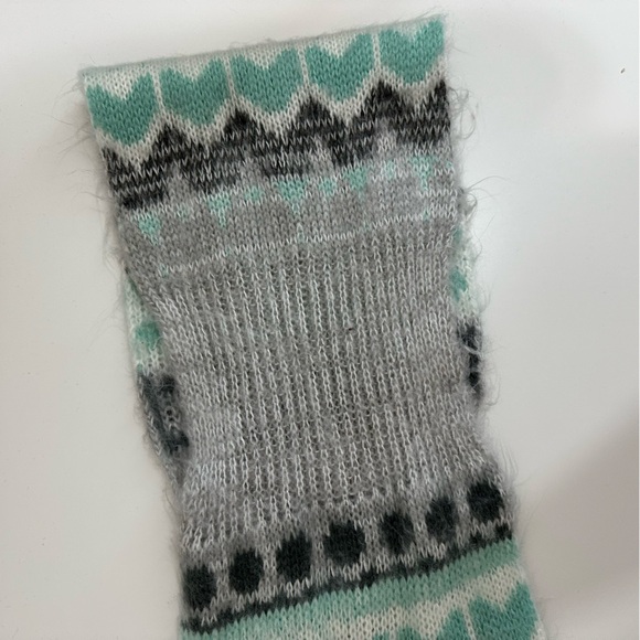 Infinity Scarf in Grey & Teal - Picture 5 of 5